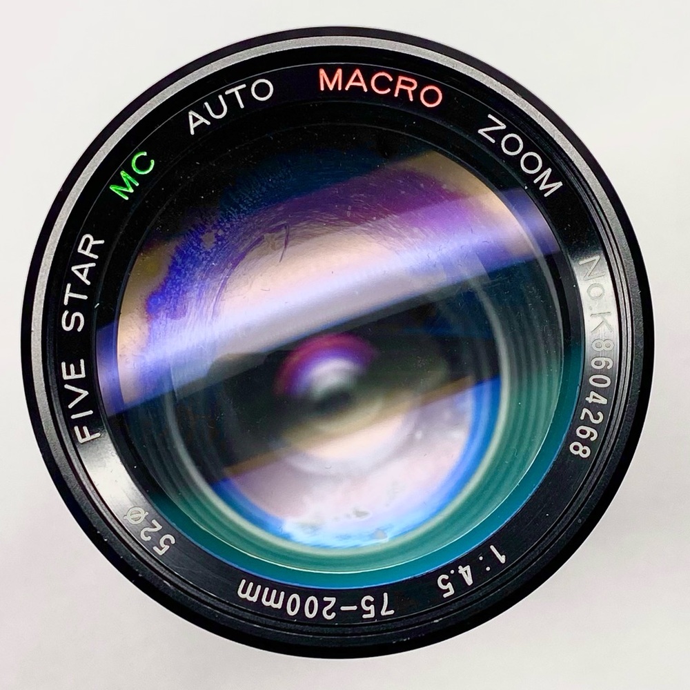 Vintage Five Star Macro Auto Zoom Lense Made In Japan